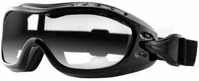Bobster Night Hawk OTG Gloss Black/Clear Moto naočale