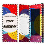 Poklon kutija za čarape Ballonet čarape sretan rođendan čarape kartice