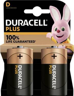 Duracell Plus-D K2 mono (l) baterija alkalno-manganov 1.5 V 2 St.