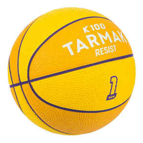 Košarkaška lopta dječja veličina 1 K100 gumena žuta