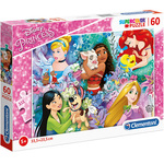 Disney Princeze Supercolor puzzle 60kom - Clementoni