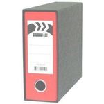 Office Line Premium A5/80 registrator u ovoju, crveni