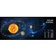 Gembird MP-SOLARSYSTEM-XL-01 Gaming mouse pad, extra large, "Cosmos" 350 x 900 mm