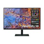 Samsung ViewFinity S8 S32B800PXP monitor, IPS, 32", 16:9, 3840x2160, 60Hz, pivot, USB-C, HDMI, Display port, USB