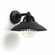 PHILIPS 17381/30/PN | Cormorant Philips zidna svjetiljka 1x E27 IP44 crno, prozirno