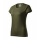 Majica kratkih rukava ženska BASIC 134 - S,Vojnička