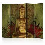 Paravan u 5 dijelova - Golden Buddha II [Room Dividers] 225x172