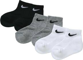 Nike Sportswear Čarape 'Ankle' siva / crna / bijela