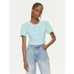 Calvin Klein Jeans Majica svijetloplava / bijela