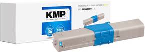 KMP toner zamijenjen OKI 46508711 kompatibilan cijan 3000 Stranica O-T57X