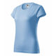 Majica kratkih rukava ženska BASIC 134 - S,Svijetlo plava