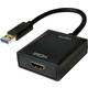 LogiLink UA0233 USB / HDMI adapter [1x USB 3.2 gen.. 1 utikač A (USB 3.0) - 1x ženski konektor HDMI] crna 10.00 cm