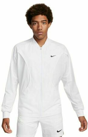 Muška sportski pulover Nike Court Dri-Fit Advantage Jacket - white/black