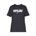 NIKE Tehnička sportska majica 'WINNING' crna / bijela 28317625