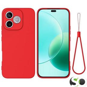 HQ Premium Quality Protuklizna silikonska maskica za Honor 600 Lite Mat Crvena