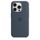 Maskica Apple iPhone 15 Pro Max Silicone Case with MagSafe Storm Blue