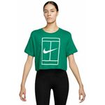 Ženska majica Nike Court Dri-Fit Heritage Crop Top - malachite