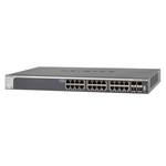 Switch Netgear XS728T-100NES, 10 Gigabit, 28x, rack, managed, 24x 10G, 4x SFP+ 10G, crna