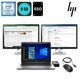 HP EliteBook 840 G3 - Core i5 + 2 x HP EliteDisplay E242 24'' + Docking station FIT-RR-1228