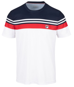 Majica za dječake Fila T-Shirt Malte Boys - white/fila red/navy