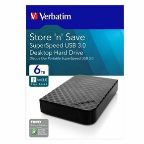 Tvrdi disk Verbatim Store 'n' Save 6 TB