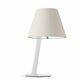 FARO 68500 | Moma-FA Faro stolna svjetiljka 44cm 1x E27 svjetli krom, poniklano, opal, bijelo