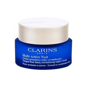 Clarins Multi-Active noćna krema protiv bora za normalnu i mješovitu kožu 50 ml za žene