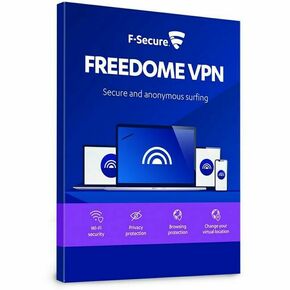 Antivirusni program F-Secure FREEDOME VPN elektronska licenca