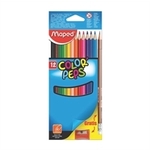 Maped - Bojice Maped Color'peps, 12 komada, grafitna olovka + Šiljilo GRATIS