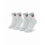 Set od 2 para unisex visokih čarapa Levi's® 902011001 Bijela