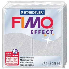 Masa za modeliranje 57g Fimo Effect Staedtler 8020-817 srebrna