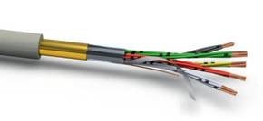 VOKA Kabelwerk 16407900 telekomunikacijski kabel J-H(St)H 4 x 2 x 0.60 mm² siva (ral 7035) 500 m