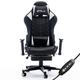 Gaming stolica CARBON, masažna jastučnica / Bluetooth zvučnici (crna)