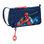 Školska Pernica Spider-Man Neon Mornarsko plava 20 x 11 x 8.5 cm