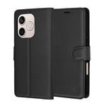 Techsuit Leather Folio preklopna maska za Honor 600 Lite – crna