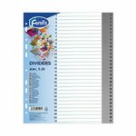 Pregrada plastična Forofis A4+ brojevi 1-31 siva PP 91291; Brand: FOROFIS; Model: ; PartNo: 4030969912911; _73736 A4 plus veličina (245x297 mm) plastična rezača izrađena od visokokvalitetnog PP materijala. Debljina plastike 0,13mm. Naslovna...