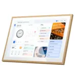 BLACKVIEW NEST 10 DIGITAL CALENDAR 10.1- INCH NATURAL WOOD