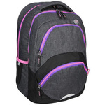 Spirit: Freedom tamnosiva-pink školska torba, ruksak