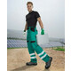 ARDON®COOL TREND hlače s refleksom. pruge zelene | H8934/60