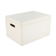 AtmoWood Drvena kutija s poklopcem 40x30x23 cm - bijela