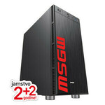 MSGW stolno računalo Office, Intel Core i3-12100, 16GB RAM, Intel HD Graphics, Windows 11