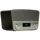 Aiwa BSTU-750BK desktop radio FM AUX, Bluetooth®, UKW, USB siva