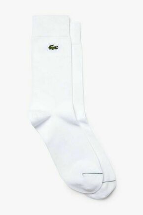 Visoke unisex čarape Lacoste RA4264 Blanc 001