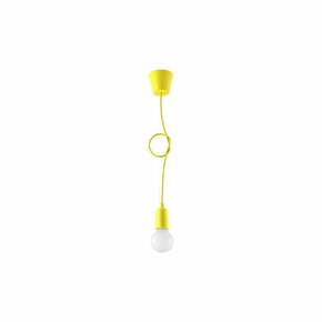 Žuta viseća svjetiljka ø 5 cm Rene – Nice Lamps
