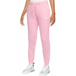 Ženske trenirke Nike Sportswear Club Fleece Pant - med soft pink/white