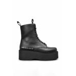 Altercore - Čizme Auren Vegan - crna. Čizme iz kolekcije Altercore. Model izrađen od ekološke kože.