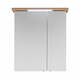 Bijeli viseći kupaonski ormarić s ogledalom 60x72 cm Set 923 - Pelipal