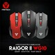 FanTech Raigor II WG10 gaming miš, optički, bežični, 2000 dpi, bijeli/crni/crveni/sivi