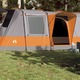 Tunelski šator za kampiranje za 4 osobe sivo-narančasti