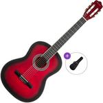 Pasadena PC-10 Basic SET 4/4 Red Burst Klasična gitara